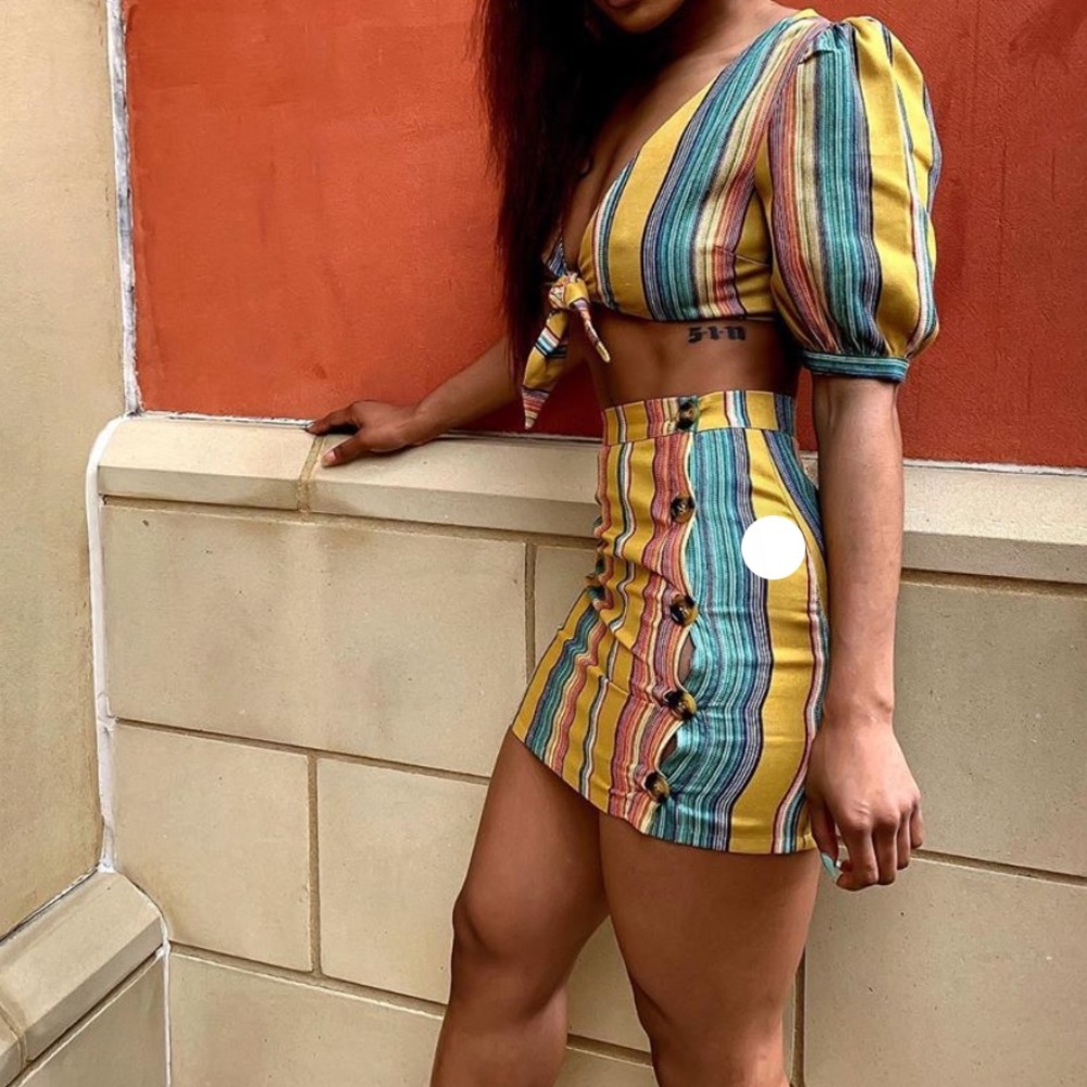 2 piece skirt set